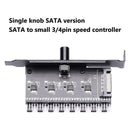 3P/4P Cooler Hub Speed Regulator Knob Computer Chassis Cooling Fan Adapter Part