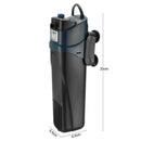 Plastic Garden Aquarium Filter UV Sterilizer Filtration Oxygen Pump Purifier
