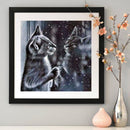 Cat-5D DIY Complete Round Diamond Painting Embroidery Set Cross Stitch Mosaic