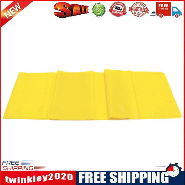 4pcs Yoga Pull Strap Belt Fitness Stretch Pilates Resistance Band (Yellow)