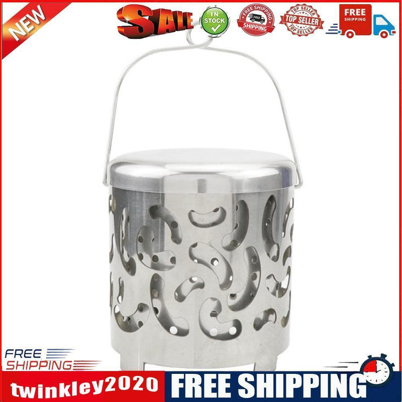 Winter Mini Heating Stove Portable Stainless Steel Camping Hiking Equipment