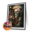 5D DIY Diamond Painting Skeleton Pirate Full Drill Rhinestone Mosaic Art Picture