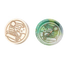 Retro Seal Wax Seal Stamp Head Fire Paint for Invitation Signature Invitations