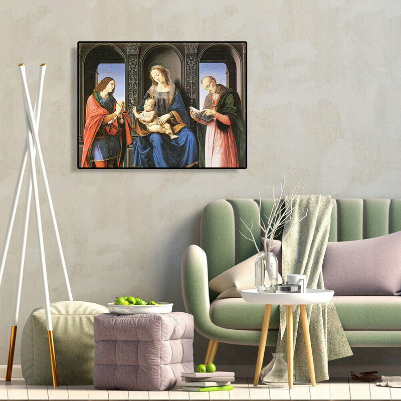 5D DIY Full Drill Diamond Painting Religious Embroidery Mosaic Craft Decor Kit