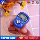 Stitch Marker Row Finger Ring Counter Electronic Tally Counter (Dark Blue)