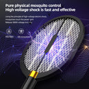 3 In 1 Electric Mosquito Swatter USB Rechargeable Mosquito Insect Racket Newly