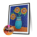 Special Shaped Crystal Sunflower DIY Full Drill Diamond Painting