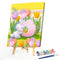 Easter Bunny Oil Paint By Numbers Kits Canvas Picture Wall Art DIY Craft Colo