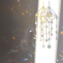 Crystal Windchimes Ornament Lighting Ball Home Hanging Pendant Decor (C) Newly