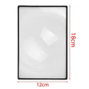 Magnifier Sheet X3 Magnifying Book Page Magnification Reading Glass Lens