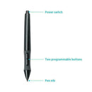 For Battery Pen Digital Pen Stylus Huion Graphics Drawing Electromagnetic R7S9