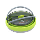 Silicone Folding Kettle Portable Tea Mini Boiling Pot (Fluorescent Green) Newly