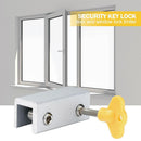 Door Window Lock Restrictor Children Security Window Cable Limit Lock (A)