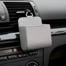 Car Storage Bag Air Vent Dashboard Leather Organizer Hanging Box Phone Holder