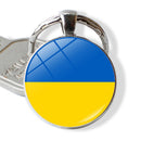 Ukraine Sign Keychain Pendant Bag Pendant Metal Key Ring Gifts (XSWX4475-1)