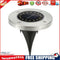20 LED Solar Buried Lamp Waterproof Outdoor Garden Light (1pc Warm White)