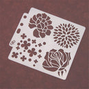 Decorative DIY Craft Flower Scrapbooking Painting template Layering Stencils