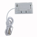 Thermometer LCD Temperature Meter Refrigerator Aquarium Monitor (White) Newly
