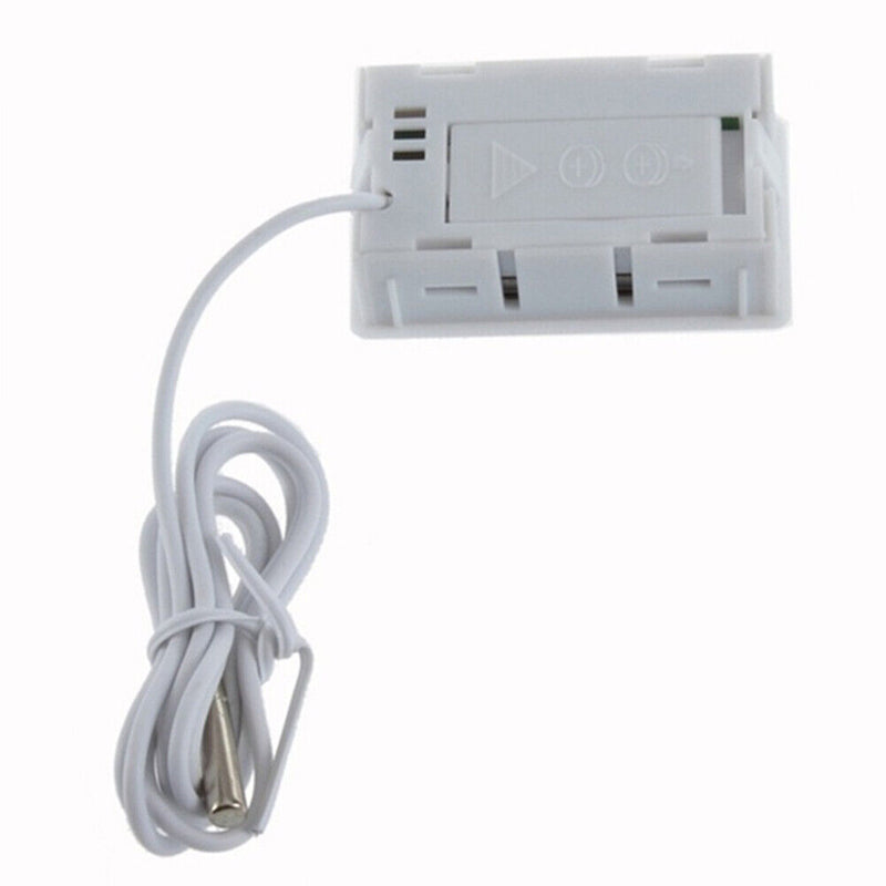 Thermometer LCD Temperature Meter Refrigerator Aquarium Monitor (White) Newly