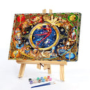 Frameless Oil Painting By Numbers Character Kit Hand Painted Canvas Wall Picture