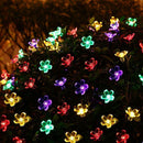 10m 100 LED Waterproof Cherry Blossom Fairy Light String (Color Light EU)
