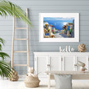 DIY 5D Diamond Landscape House Full Drill Round Rhinestone Painting Kit Pictu