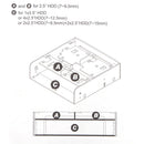 5.25 to 3.5 inches Computer Optical Bay Drive Slot Case Adapter Mounting Newly