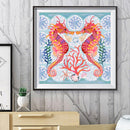 Diamond Painting 5D DIY Sea Horse Full Round Drill Rhinestone Picture Kit Newly