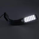 LED Waterproof Aquarium Light Fish Tank Plant Grow Clip Lamp (White Black) Newly