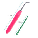 Spliced Loom Braided Frame Knitting Looms Long Ring Set with Hook Needles