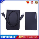 2.5in USB 3.0 SATA Hd Box HDD Hard Drive External Enclosure Case(Black)