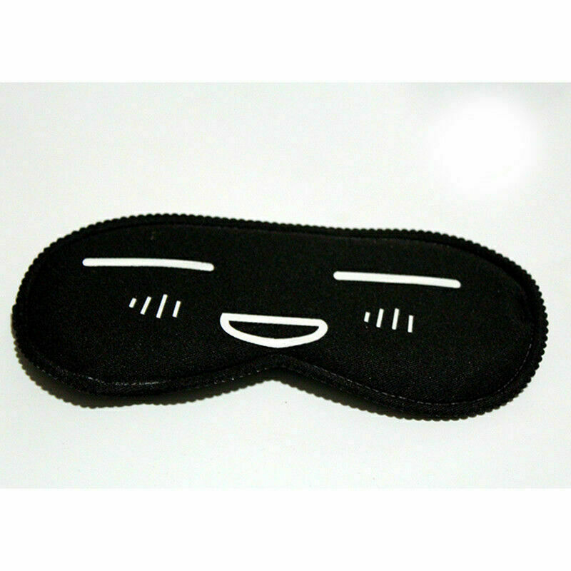 Cute Sleeping Eye Facepack Blindfold Sleep Travel Shade CoverLight Blinde B4W7