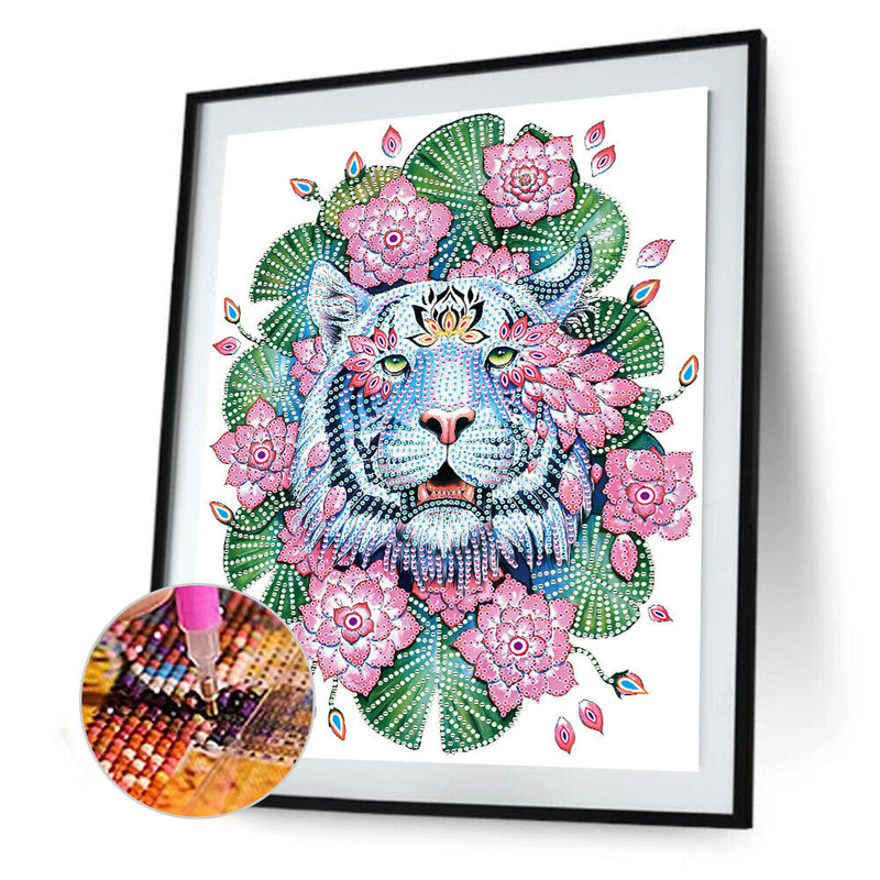 Animal Part Drill Special-Shaped Diamond Painting DIY Mosaic Kit (YX048) Newly