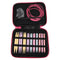 10 Pairs Plastic Change Head Circular Knitting Needle Ring Set with Storage Bag