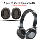 Sheepskin Ear Cushions for Audio Technica ATH M50x M20 M40 M40x (Black) Newly
