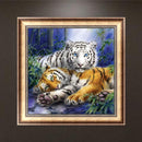 5D DIY Tiger Diamond Painting Embroidery DIY Craft Cross Stitch Home Decor Newly