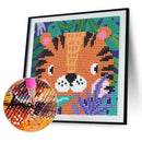 DIY Animals Rhinestone Drawing Part Special Shaped Drill Diamond Painting Craft