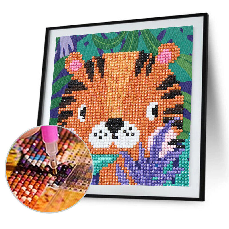 DIY Animals Rhinestone Drawing Part Special Shaped Drill Diamond Painting Craft