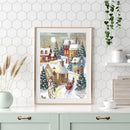 Cross Stitch Kits 11CT Stamped DIY Snow Full Embroider Needlework