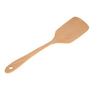 Nonstick Beech Turner Wooden Spatula Spoon Cookware Scoop Cookware Tool (0005