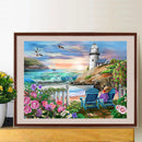 Seaside Lighthouse Diamond Painting Kits Full Square Drill Wall Art Decor (2)