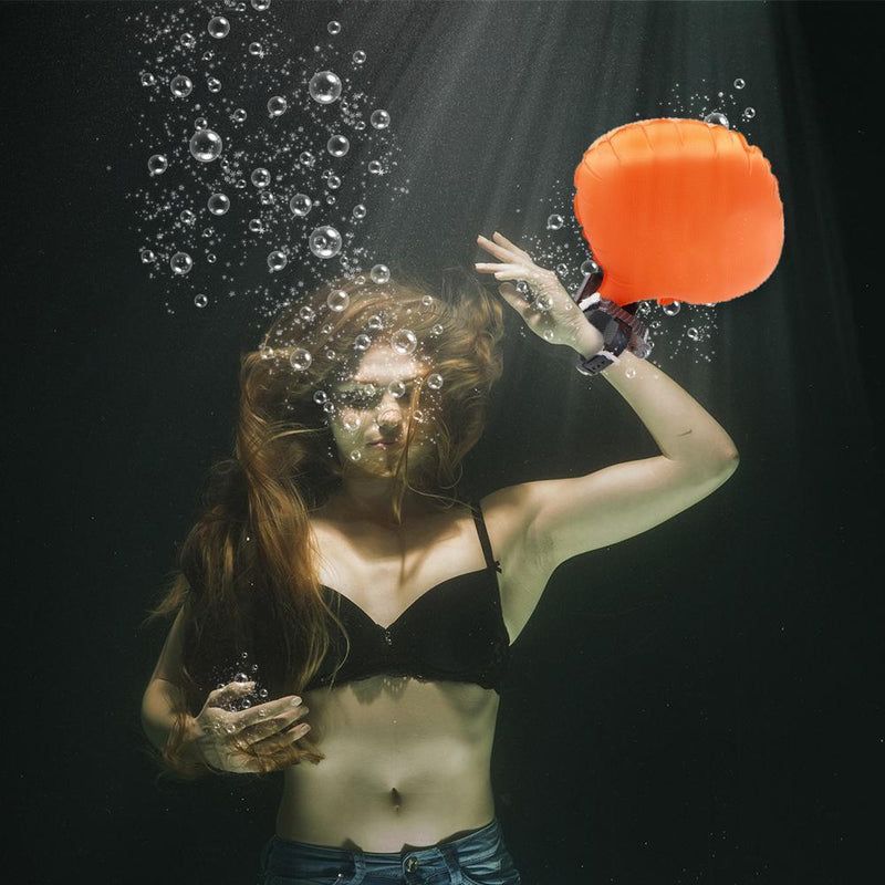 Portable Lifesaving Anti-Drowning Bracelet Aid Inflatable Bladder Outdoor Swi
