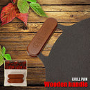 2pcs Wood Pot Holder Sleeve Anti Scalding BBQ Pan Handle Cover Protectors