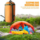Camping Sleeping Bag Compression Stuff Sack Hammock Storage Packs (Yellow)