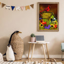 Full Round Drill Drawing Picture Red Bird Diamond Painting Living Room Ornament