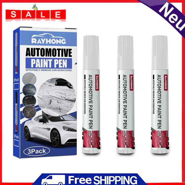 Rayhong 3pcs Car Coat Scratch Repair Paint Pen Touch Up Pen Maintenance Care
