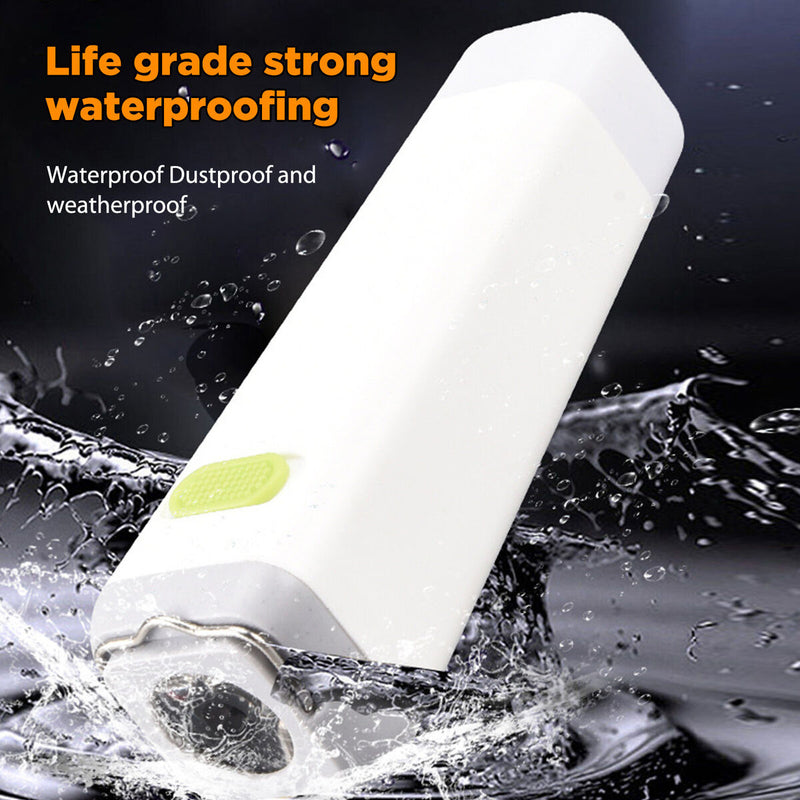 2 in 1 LED Camping Flashlight Mini Bright Night Lamp with Hook Outdoor Equi