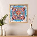 DIY 5D Mosaic Mandala Flower Drawing Part Special Shape Rhinestone Painting K