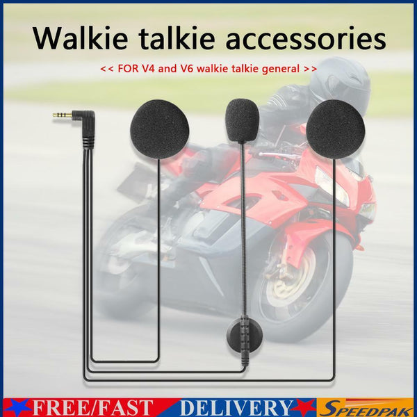 Motorcycle Helmet Intercom Headsets Bluetooth-compatible Earphone for V4 V6 #F