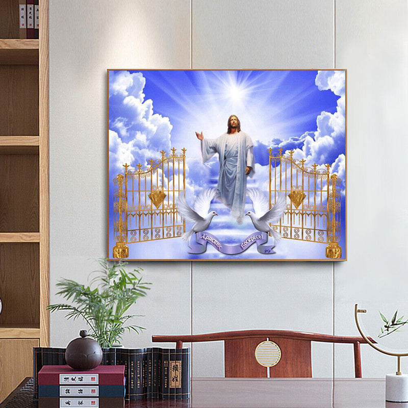 God Frameless Picture Oil Paint By Numbers Hand Painted Picture Room Decorati